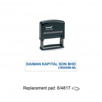 Trodat 4917P2 Self Inking Stamp 50x10mm